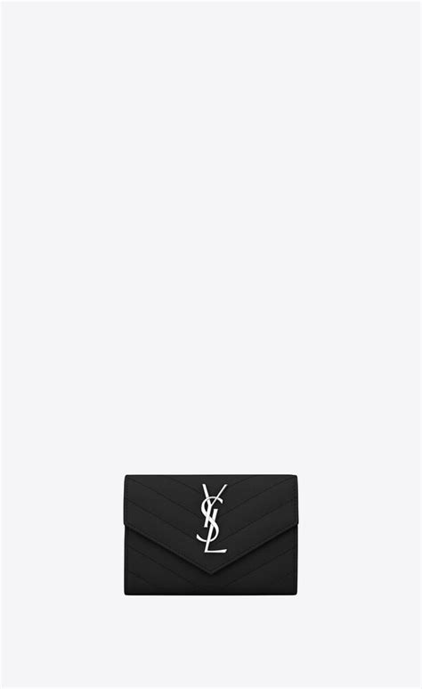 ysl 414404|CASSANDRE MATELASSÉ small envelope wallet in grain de .